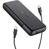 RAVPower Portable Charger 20000mAh 60W PD 3.0 USB C Power Bank 2-Port Power Delivery Battery Pack High-Capacity External Batt