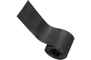 TA-VIGOR 25mm Heat Shrink Tubing, 1M Length Heat Shrink Sleeving, 2:1 Ratio Heat Shrink Tube for Electrical Insulation, Repairs, Wire Connectors, Wrap Cable, Black