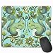 Produktbild Squirrel and Floral Beautiful Mouse Gaming Mouse Pad Non-Slip Smooth Desk Mat Washable Material 7.1 x 8.7 Inches(18x22CM)