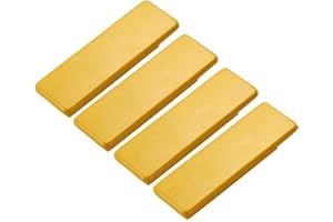 FBSHOP(TM) 4pcs Gelb 64mm Holz Schrankgriff Schrankknöpfe Möbelknöpfe Schubladenknöpfe Möbelgriffe, Knauf für Schrank, Schublade