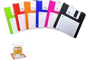 XIZHI Juego de 6 Posavasos de Silicona con diseño Retro para Bebidas, duraderos, Resistentes al Calor, Antideslizantes, protegen Tus mesas