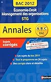 Image de ANNALES BAC 2012 ECO DROIT STG