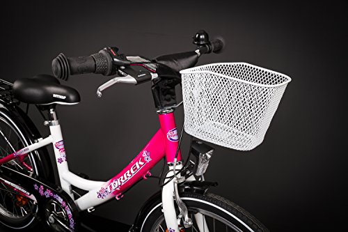 20″ Zoll Kinder Fahrrad Mädchenrad City Bike Shimano 3 Gang Nabendynamo Korb NEU - 4