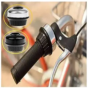 SportsFitt Aluminum Bicycle Turning Bell Rotate Loud Horn Bell