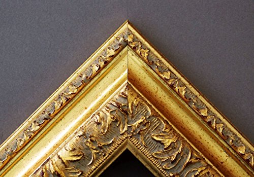 Spiegel Wandspiegel Badspiegel Flurspiegel Garderobenspiegel – Über 200 Größen – Rom Gold 6,5 – Größe des Spiegelglases 80 x 100 – Wunschmaße auf Anfrage – Antik, Barock - 4