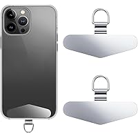 3 Toppe Per Cordino Telefono - Ricambio Con Anello Metallo, Per Custodie Complete, Nero/Argento/Oro - Foto 9