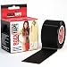 Produktbild RockTape 5cm x 5m Rolle Schwarz H2O / Extra Klebrig
