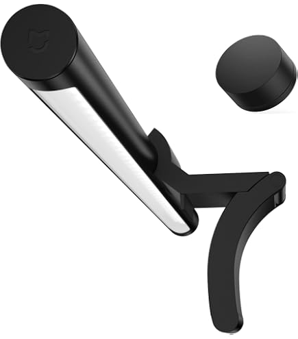 Baseus Lampada Da Scrivania A Sospensione USB Asimmetrica - Luce Per Monitor, Design Moderno, Nero