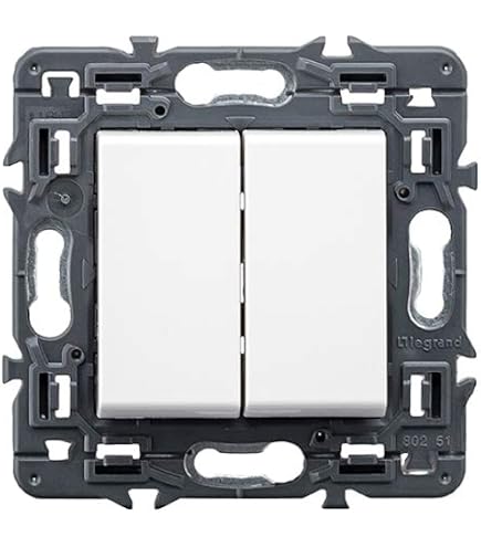 Legrand Valena Next Conmutador con luz (Blanco, Montaje en la pared