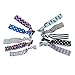 No Crease Hair Ties & Bracelets Rope -10 Pcs Women Girls Hair Ties Ponytail Holders Scrunchie Hair Band Headbands Fold Over Elastic Prints and Solids