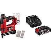 Einhell TE-CN 18 Li - Solo, Ak&uuml;l&uuml; Zımba ve Einhell 18V 2,5 Ah PXC Starter Kit (Başlangı&ccedil; Seti)