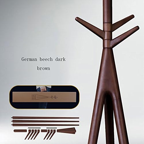 Solid wood Coat stand Clothing Garment rack Hook hanger,Sturdy construction Heavy duty Modern Tripod base -D 172x36cm(68x14inch)