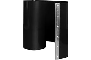 Bambusbörse Wurzelsperre - Rhizomsperre mit Verschlussschiene [in vielen Längen lieferbar] 70cm hoch 2mm Stärke 6m Länge - aus hochwertigem HDPE | Rhizomsperre Bambus | Wurzelsperre Bambus