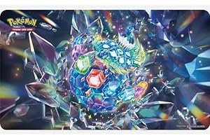 BB-Toy-Trades kompatibel für Pokemon TCG Playmat Spielmatte Mousepad Tischunterlage Karmesin Purpur Stellakrone - Terapagos Playmat