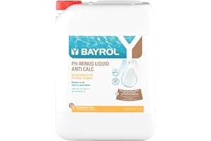Bayrol pH-Minus Liquid Anti Calc 20 L - Flüssiges Konzentrat zur Senkung eines pH-Wertes über 7,4 in privaten Schwimmbecken. Verhindert Kalkablagerungen. Weiß
