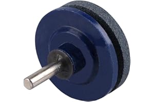 FANCYLANDE Afilador de Cuchillas Multiuso para Cortacésped Rotativo, Espadas, Azadas, Corta Césped, Hachas y Otras Herramientas de Jardín Piedra de amolar/afilar cuchillos y otros para taladro