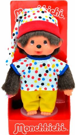 Preisvergleich Produktbild Monchhichi Junge im bunten Pyjama