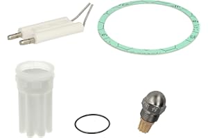 GENERISCH Wartungsset für Ölbrenner Brötje Körting JET 4.5, JET K1 6.5, VTO JET 3.5/5.5 (Düsengröße 0,40-60° SF/S)