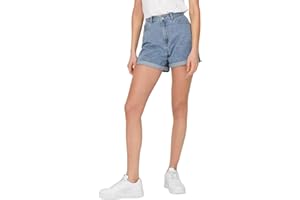 ONLY Short en Denim ONLPHINE Taille Haute Regular Fit Short en Denim