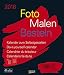 Produktbild Foto-Malen-Basteln Bastelkalender schwarz groß 2018: Fotokalender zum Selbstgestalten. Do-it-yourself Kalender mit festem Fotokarton. Format: 30 x 35 cm