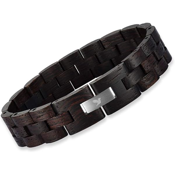 Bracciale in Legno Zebrano | Gioielli per Uomo e Donna