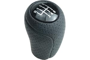 Newtown2700-parts Schaltknauf kompatibel/Ersatzteil für Mazda 3 5 6 CX-7 MX-5 6 Gang R1 Schaltschema - perforiert