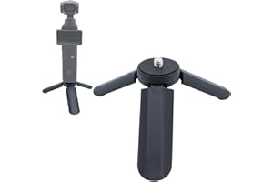 Buziba Mini trípode para cámara de escritorio, soporte de mesa para DJI Osmo Pocket 3, estabilizador de mango de cámara de mano