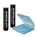 Produktbild Panasonic Eneloop Pro ( HR03 ) Ni-MH Micro Power Akku AAA 930mAh | 1.2V vorgeladen Pre-charged Ready To Use (RTU) wiederaufladbar + RUHRBASIS Aufbewahrungsbox / Batterie-Box - 2er