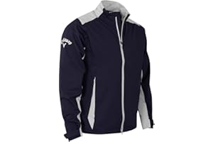 Callaway - Golf Waterproof Jacket for Men, Stormlite II Breathable Full Zip Coat