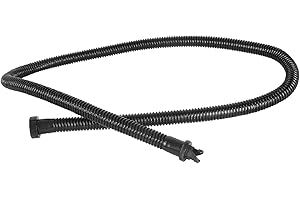 Amagogo 145 cm Ersatzschlauch, Schlauch mit Bajonettadapter, Pumpenschlauch, Aufblasschlauch, Ersatzteil, für Surfbrett