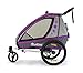 Produktbild Jumbo-1 violett Fahrradanhänger Kinderanhänger Jogger ALUMINIUM Qeridoo Kinderfahrradanhänger Kinderwagen UVP 419.-