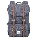 VENTCY Sac a Dos Homme Femme Loisir Sac a Dos Scolaire College Impermeable Sac à Dos Ordinateur 15.6 Pouces Laptop Backpack 23L