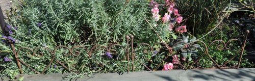 Beetzaun, Beetbegrenzer, L: 50 cm, Metall, Volleisen! - 9