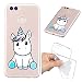 Produktbild Huawei Nova 2 Hülle Transparent Weich Silikon Dünn Stoßfest Handyhülle für Huawei Nova 2 Schutzhülle TPU Bumper Case [Crystal Clear] Anti-Scratch Handy Hülle Durchsichtige Handytasche, Einhorn
