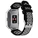 Price comparison product image Kobwa Soft Silicone Sport Replacement Band with Ventilation Holes for Fitbit Ionic Smart Watch Bands Women Men