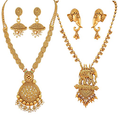 BahuBali Necklace Earring Combo