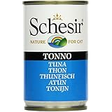 Schesir Katzenfutter Thunfisch 140 g Dose, 8er Pack (8 x 140 g)