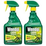 Cantidad: 2 botellas. concentrado líquido herbicida césped, mata las malas hierbas sin dañar el césped.