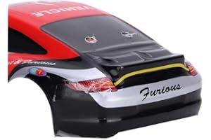 DILWE Carcasa de Control Remoto, Piezas de Actualización de la Carcasa del Vehículo RC Car Shell Compatible para Wltoys K969