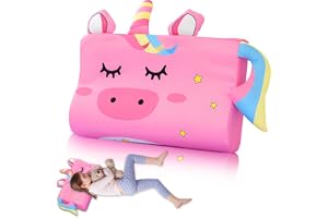 SGZIOO Schlummerkids kudde, 45x27x6cm Calmly barnskudde, andningsbarnskudde, unika djur barnskudde, ergonomisk barnsömnskudde