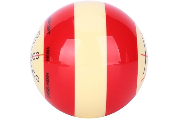 RiToEasysports 52MM Boule d'entraînement de Billard résine résistant à l'usure Billard Boule de Billard Accessoire de Pratique de Snooker