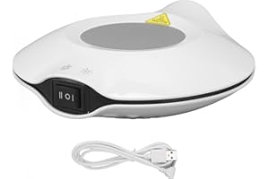 TOPINCN Scalda caffè Sottobicchieri a Temperatura Costante Raffreddamento Riscaldamento Scaldino USB Dispositivo di Raffreddamento per tè al Latte Tazza da caffè Bianco
