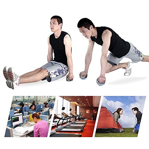 3 in 1 Liegestützgriffe Push Up Stand Bar drehbare mit elastischen Seil indoor Sport /Boxen/Brustmuskulatur von WEINAS - 5
