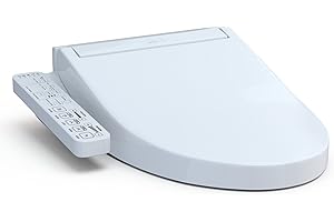 TOTO SW3074#01 Electronic Bidet Toilet Seat, Cotton White, C2 Elongated