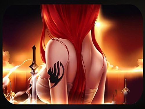 Mouse Mat for Computer PC Laptop Anti-Slip Mousepad Mouse Pad Various Designs (Anime)