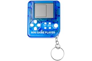 Macabolo Mini Retro Classico Gioco Tetris, Console Portatile Portachiavi LCD Handheld Giocatori di Gioco Anti-stress Giocattoli Elettronici Portachiavi