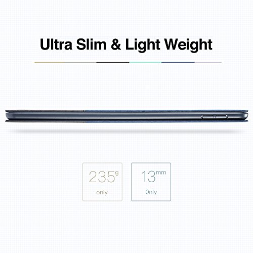 iPad Pro 10.5 Hülle, ESR® Auto aufwachen / Schlaf Funktion und Einstellbarem Blickwinkel Funktion Schutzhülle für iPad Pro 10.5 (Marineblau) - 9