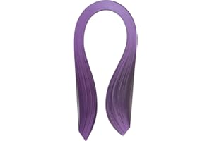 ODETOJOY 120 strisce di carta per quilling da 5 mm, fogli di carta per quilling, 5 mm, colore singolo, 0,5 cm (viola)