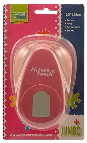 Vaessen Creative 21434-001 Stanzer Jumbo+ Preisschild | 6, 3 cm, Metal, Plastic, Purple, 13.2 x 9.5 x 7.6 cm - 5