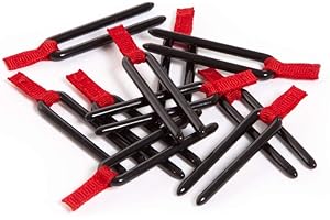 Peli Spare Pins for TrekPak Divider Set, Original Case Accessory, Compatible with: Any TrekPak Divider Set, 10 pins, Colour: Black